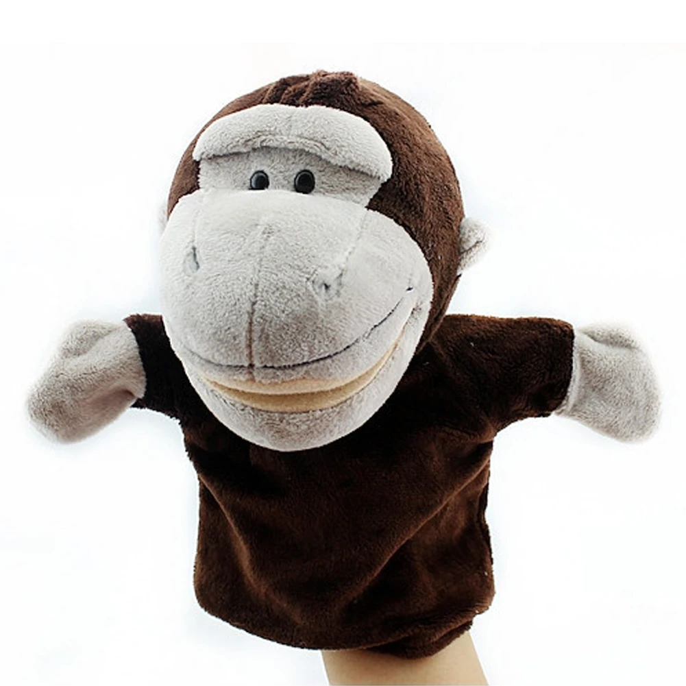 Веселая и интерактивная игрушка Мультяшные животные обезьяна собака Лев мягкая