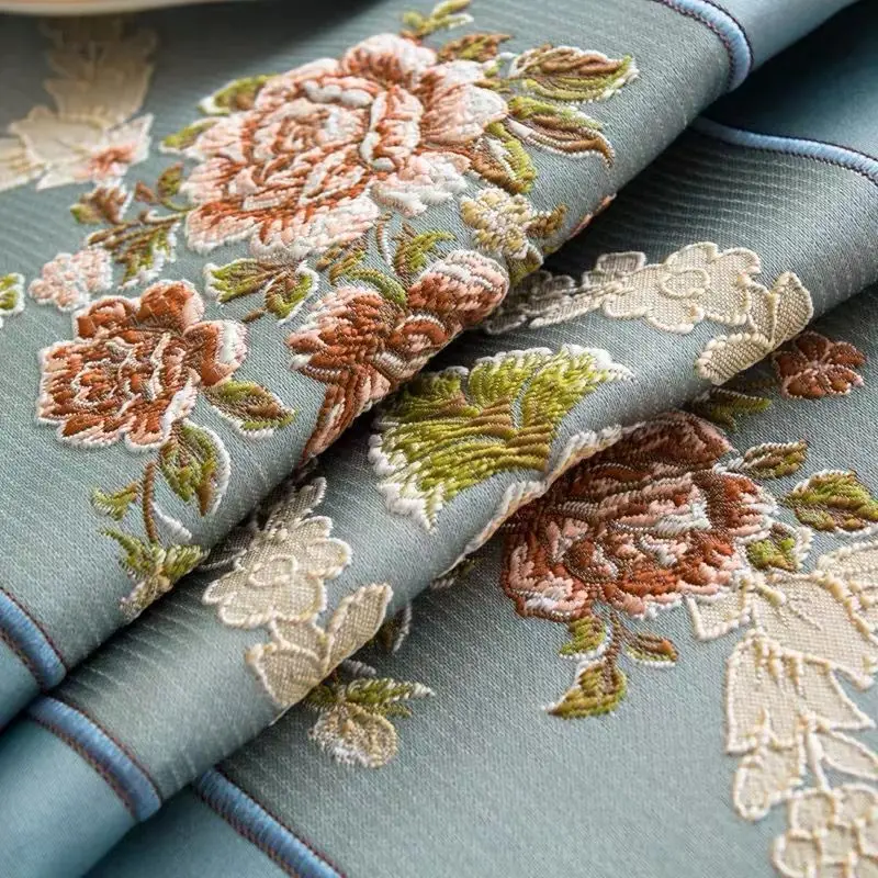 Современная овальная скатерть для обеденного стола из хлопка и полиэстера с