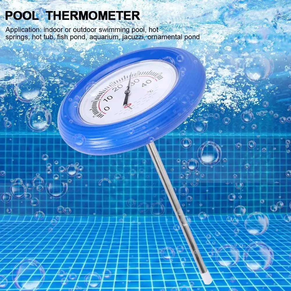 

Swimming Pool SPA Floating Thermometer Water Temperature Gauge Dial Meter Device Floating temperature display plate water thermo