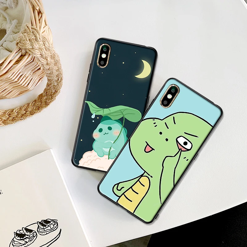 Милый мягкий силиконовый чехол с рисунком динозавра для телефона iPhone XR TPU 5 5SE 6 6S 7