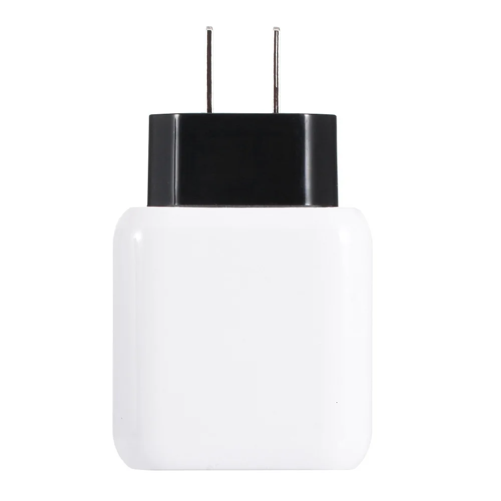 Быстрое зарядное устройство, двойной USB, зарядное устройство для телефона, 3.1A, быстрая зарядка, ЕС, США, вилка, мобильный дорожный настенный адаптер для iPhone X, iPad, samsung, планшета