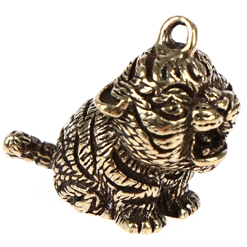 1 шт. Модный маленький брелок со знаком зодиака тигром латунный мультяшный с |