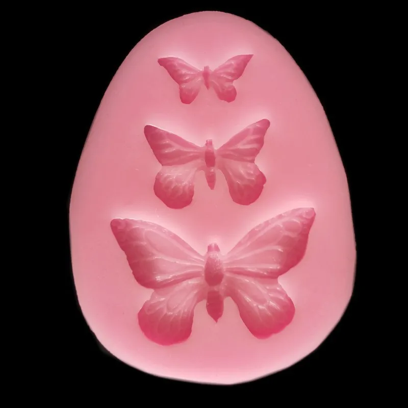 

Butterfly Mold Silicone Baking Accessories 3D DIY Sugar Craft Chocolate Cutter Mold Fondant Cake Decorating Tool