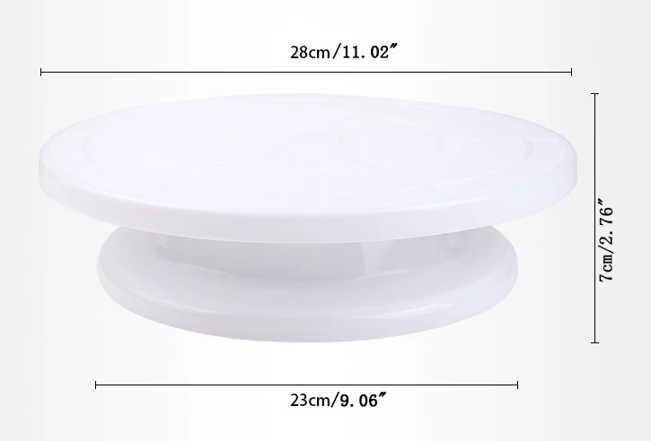 Вращающаяся вращающаяся тарелка для торта кухонный стол декорирования 11 дюймов |