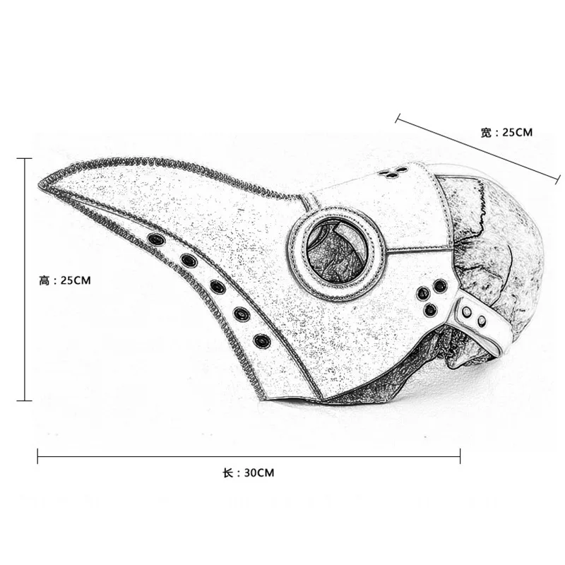 Забавная маска для Хэллоуина из латекса длинный нос клюв птица Ворон костюм в