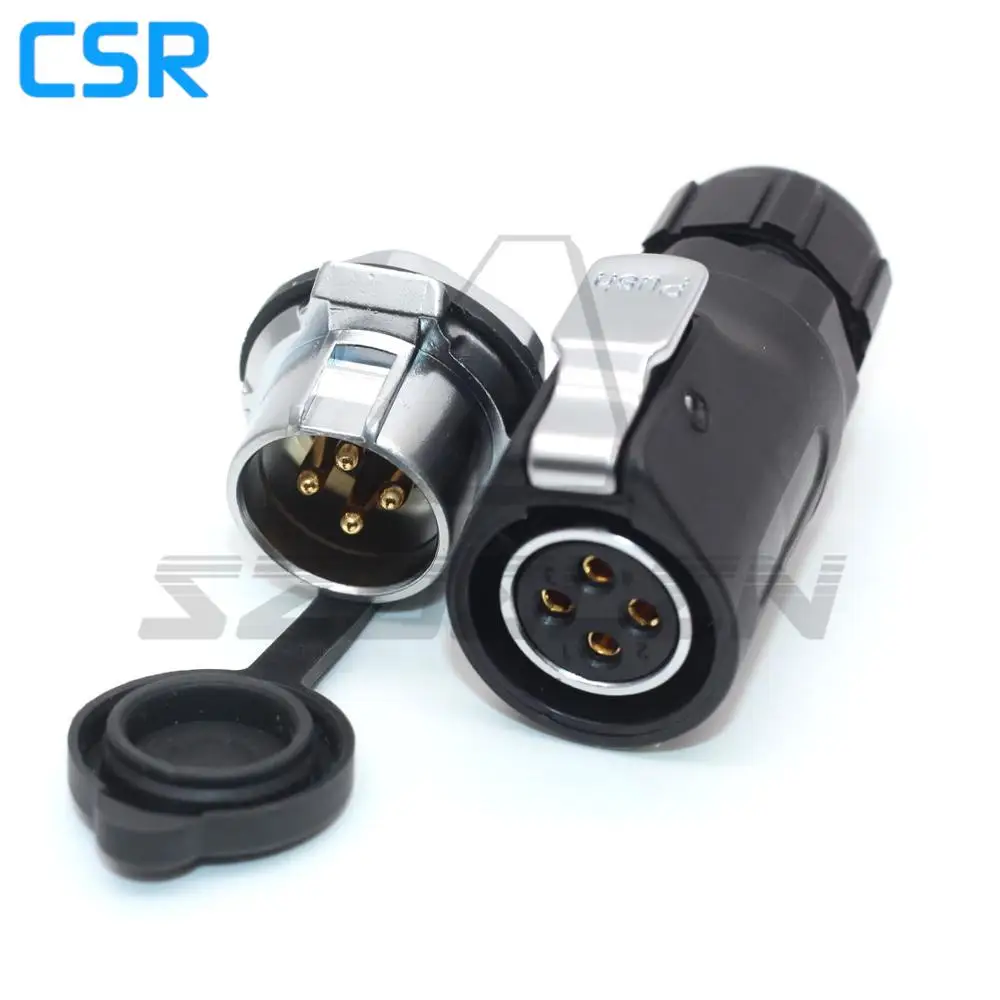 XHP20 4-контактный водонепроницаемый разъем гнездовой кабельный IP67 | Строительство