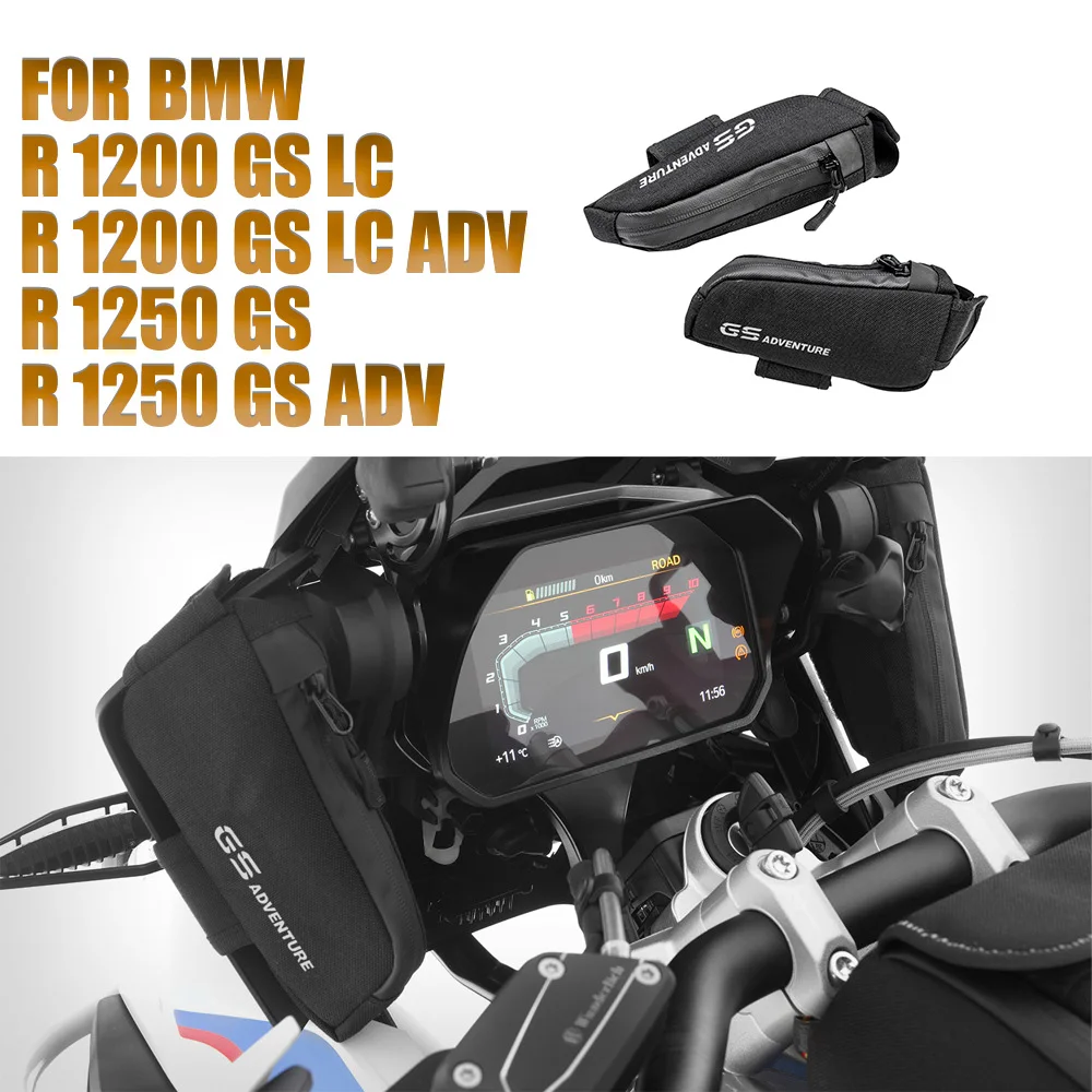 

For BMW R1200GS LC ADV R1250GS Adventure Side windshield bag Storage tool bag Side Windshield Package Front Storage Bag
