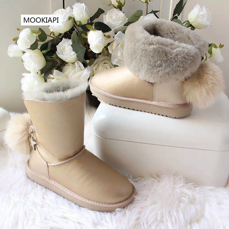 В 2019 году европейские новейшие высококачественные зимние сапоги из натуральной