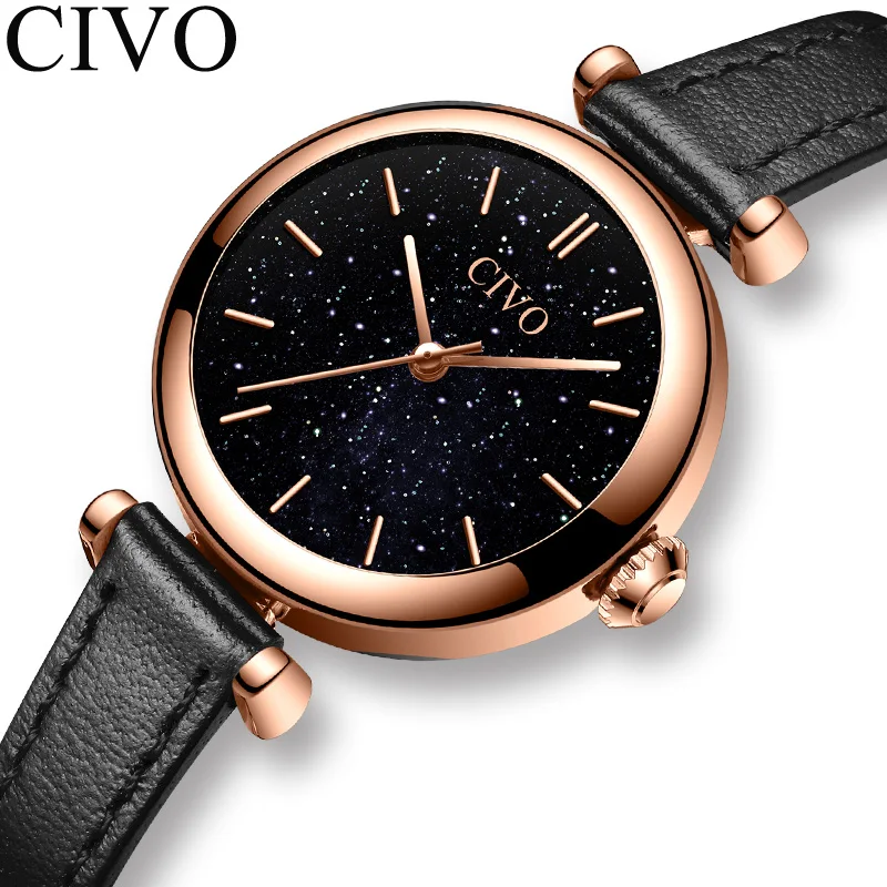Женские часы Relogio Feminino CIVO новые женские Роскошные подарки для женщин