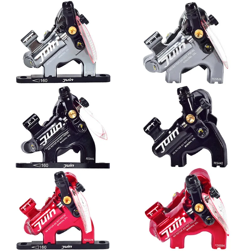 Гибридный гидравлический плоский кронштейн Juin Tech F1 для велосипеда Скоба