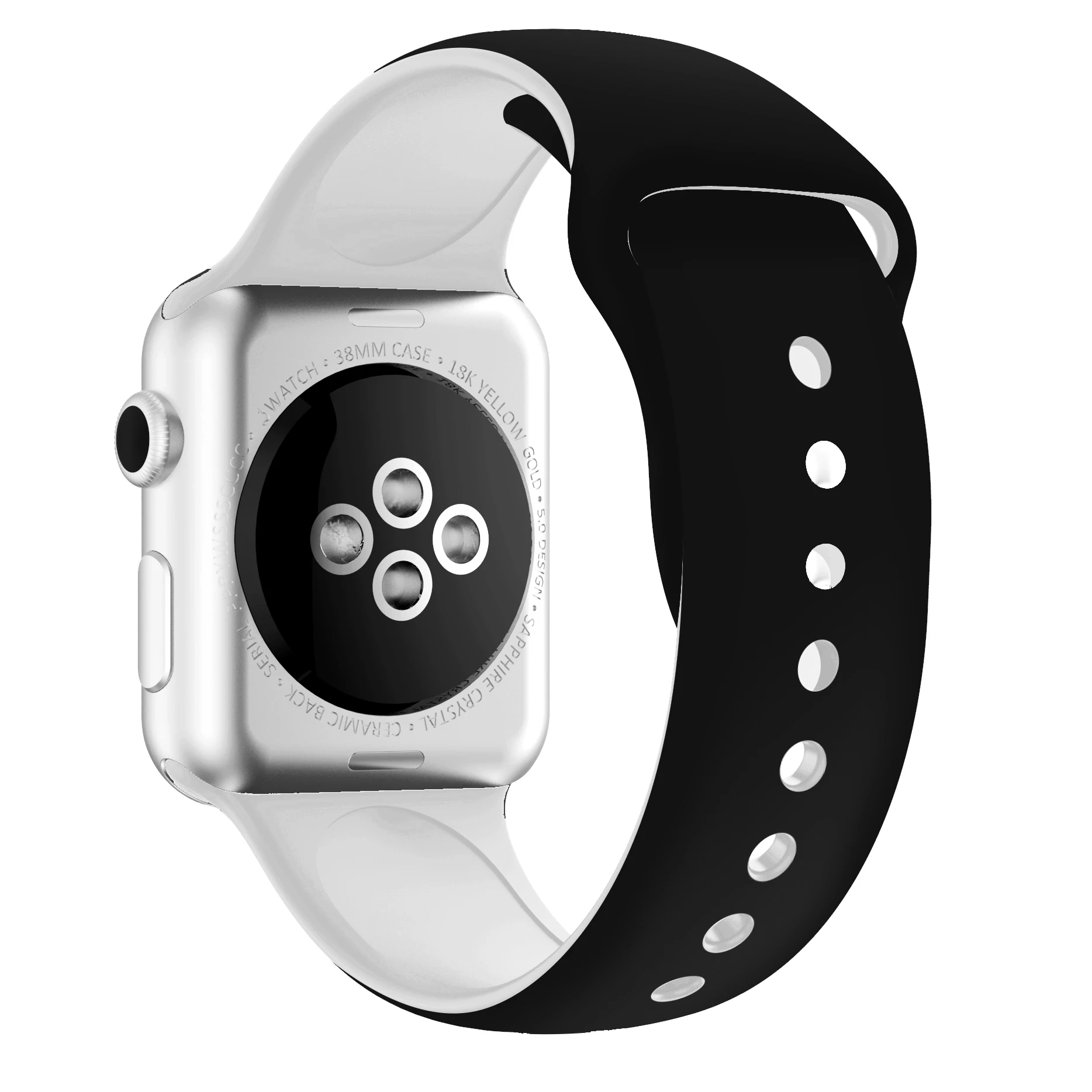 Силиконовый напечатанный Рождественский подарок ремешок для Apple watch 5 4 3 2 1 полосы 40 мм 44 мм цветочный ремешок для iWatch серии 5 4 3 2 38 мм 42 мм