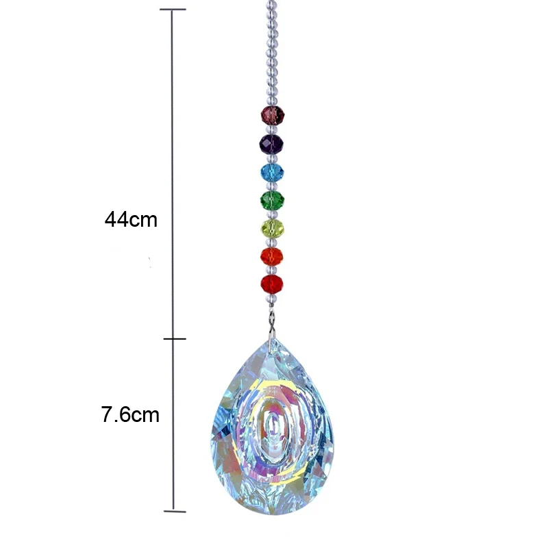Наилучшие пожелания радужные хрустальные капли люстра лампа призмы чакра
