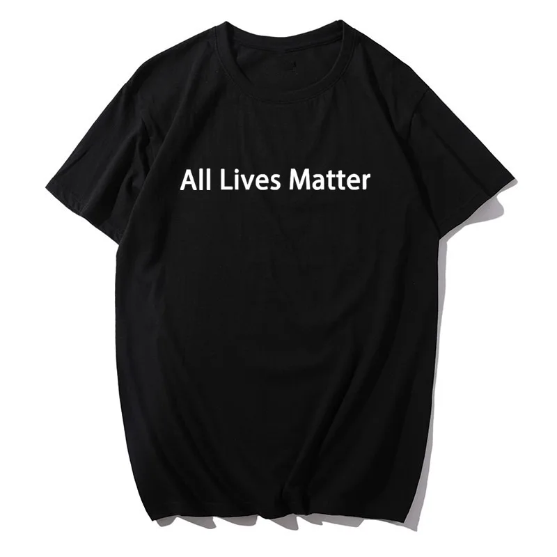 

Cotton women's t-shirt All lives matter classic print T-shirts casual short sleeve top harajuku aesthetic shirt women clothing