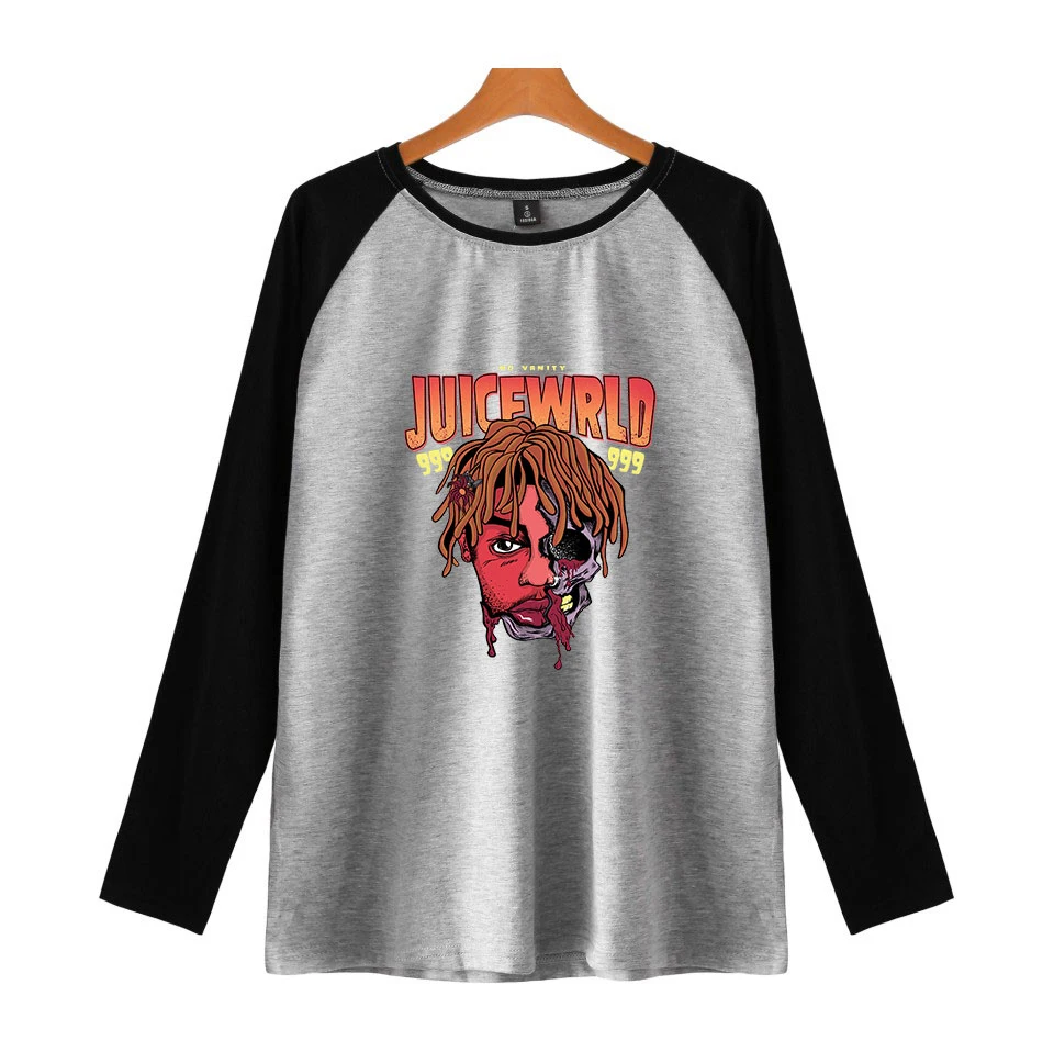 

2021 shirts for men and women lettered long sleeve T-shirts printed casual patchwork long sleeve T-shirts for men and women