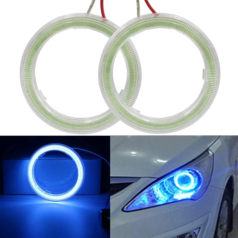 2 шт. Автомобильные светодиодные лампы для дневных ходовых огней 12 В 60 мм 70 80 90 100 110