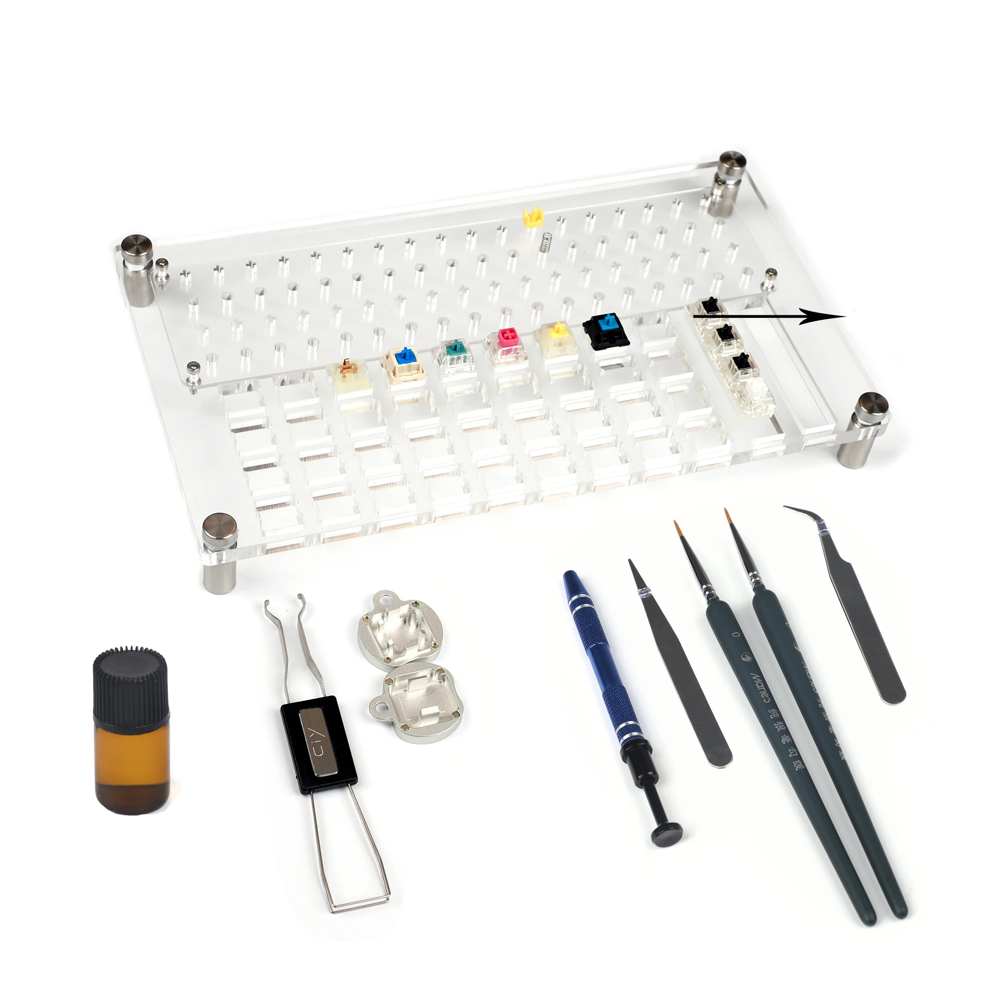 44-кнопочный переключатель наладочная станция Открыватель переключателя с