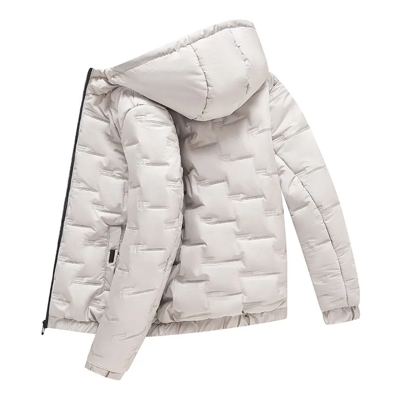 

2021 New Fashion Men Winter Jacket Male Coat Hooded Warm Mens Winter Coat Casual Slim Fit Student Male Overcoat Drop Shipping
