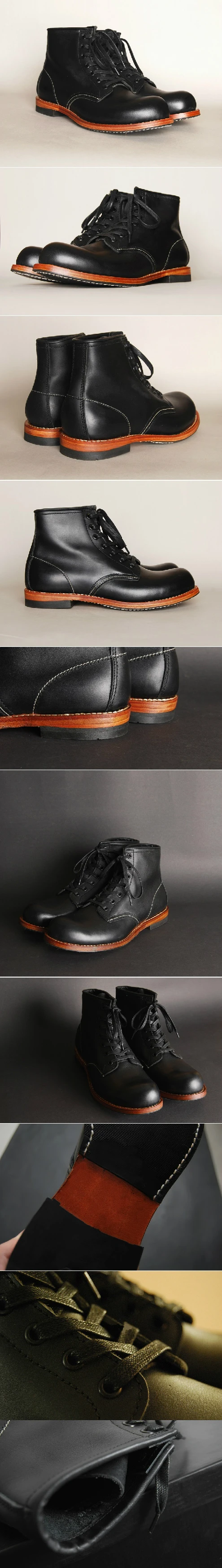 Мужские ботинки в винтажном стиле; ботинки из натуральной кожи на шнуровке; мужские Ботильоны ручной работы для работы и путешествий, свадьбы; повседневные модные красные ботинки