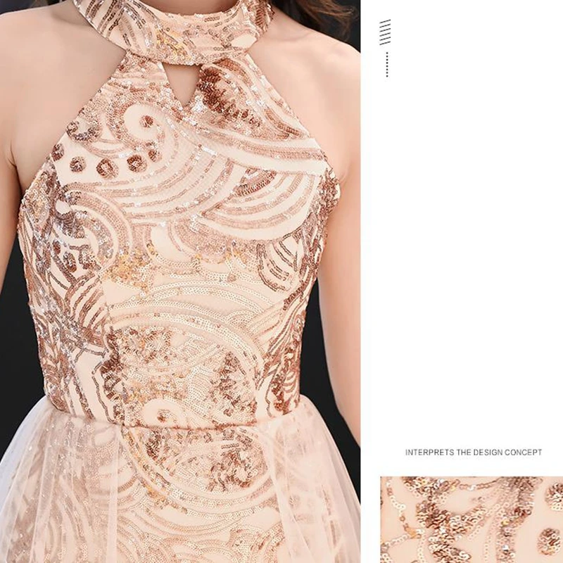

Sequins Beading Evening Dresses Mermaid Long Formal Evening Party Dress 2020 New Arrival wedding gowns wedding guest dress