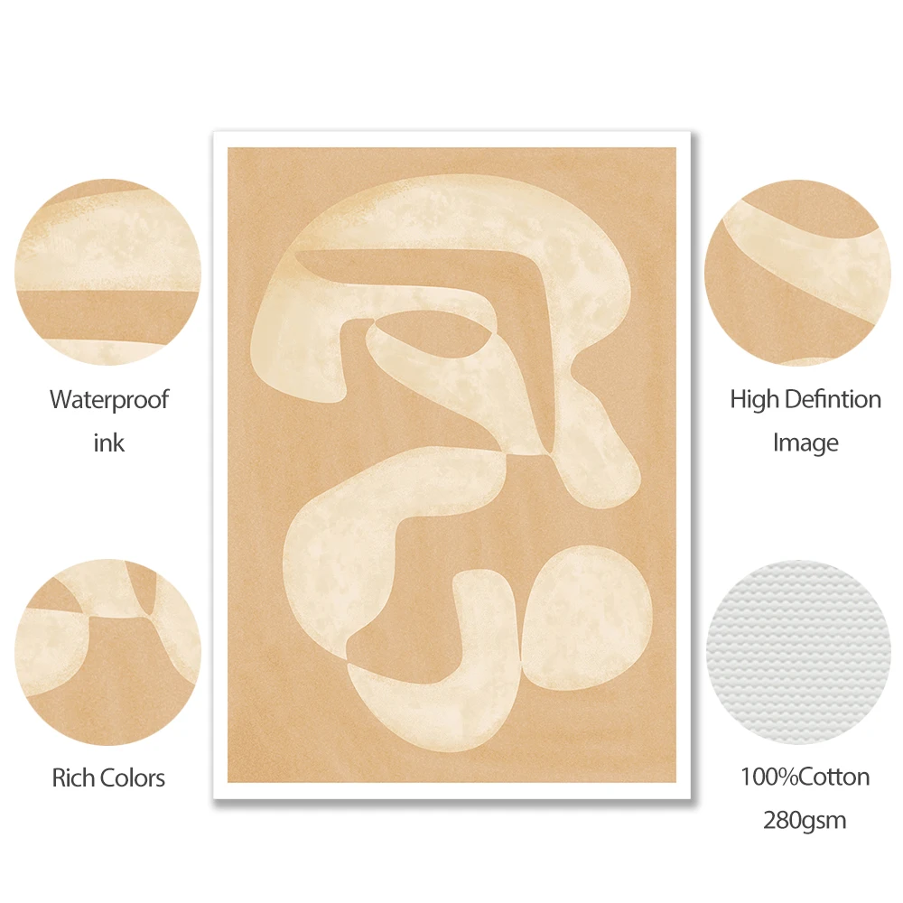 Скандинавская Абстрактная Картина на холсте постер и печать галерея настенные