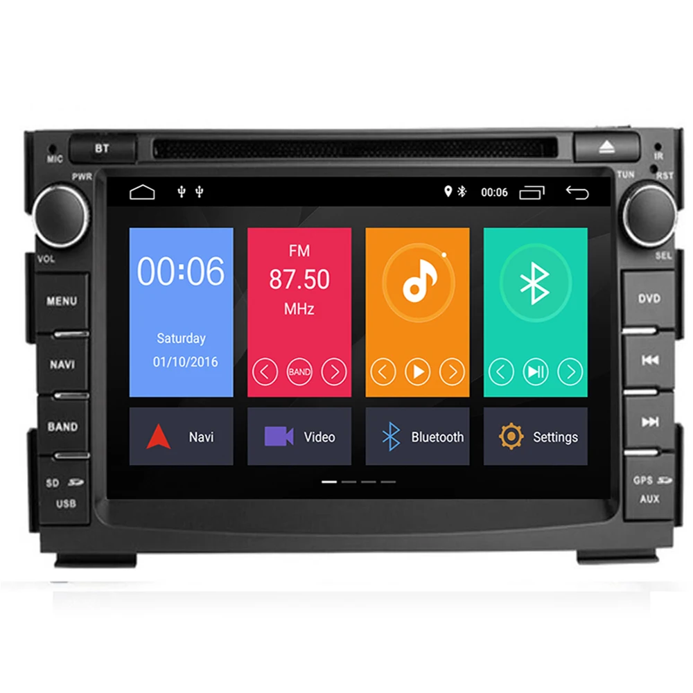 DSP IPS 4G 64G 2 din Android 10 Автомобильный мультимедийный dvd-плеер GPS Авторадио для Kia Ceed 2009