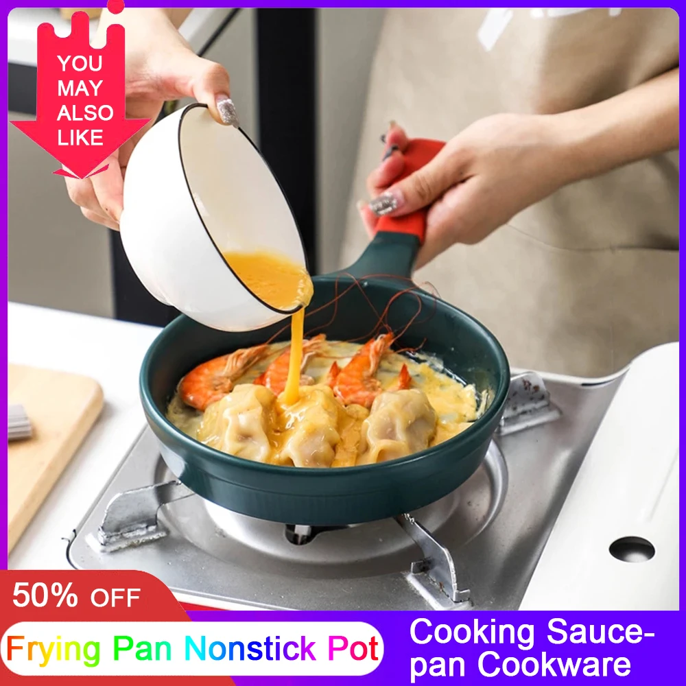 

Japanese Ceramic Frying Pan Non Stick Cooking Pot Saucepan Fry Pan Breakfast Crepe Steak Egg Maker Pan Cookware Kitchen Utensil