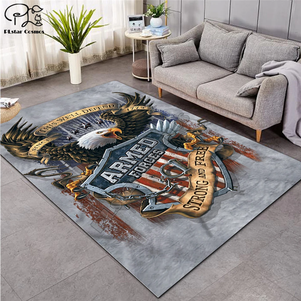 Американский флаг олень 3D ковер для Гостиная коврик прикроватный прихожей