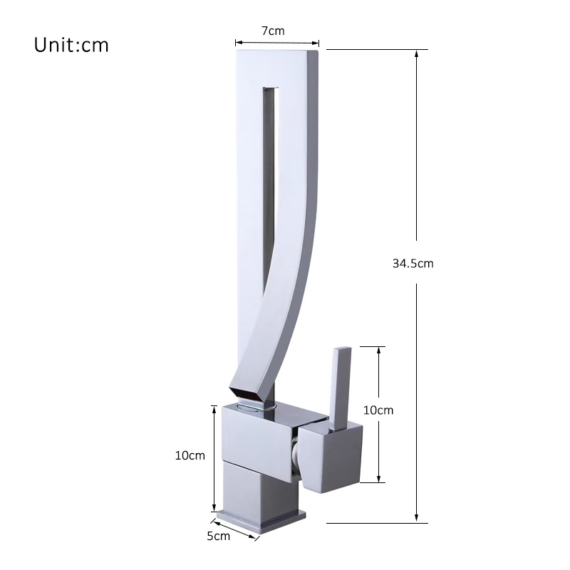 Смеситель для ванной комнаты смеситель горячей и холодной воды с одной