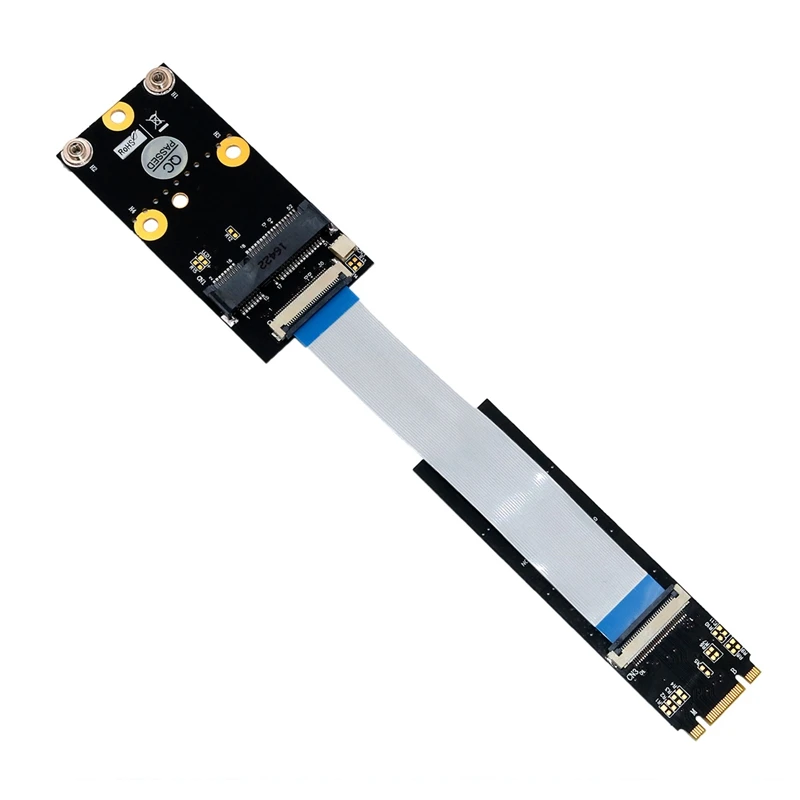 Mini PCI-E к M.2 NGFF ключ B/M/B + M адаптер с FFC кабелем для WiFi комбо Bluetooth карты | Компьютеры и