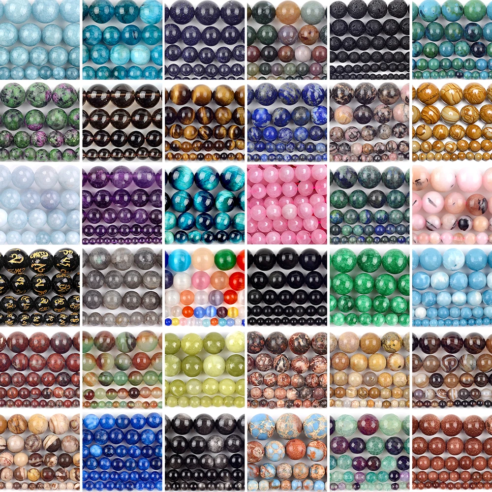 Натуральный камень бусины на возраст от 4 до 10 лет мм аквамарином вулканической