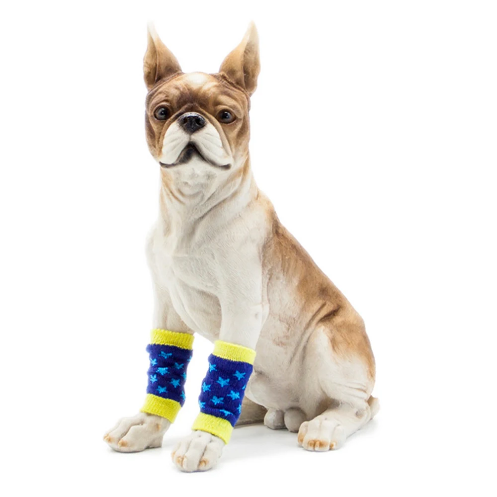 Pet Cat Dogs Knee Pad Winter Leg Protectors Puppy Cotton Warm Warmer Socks | Дом и сад