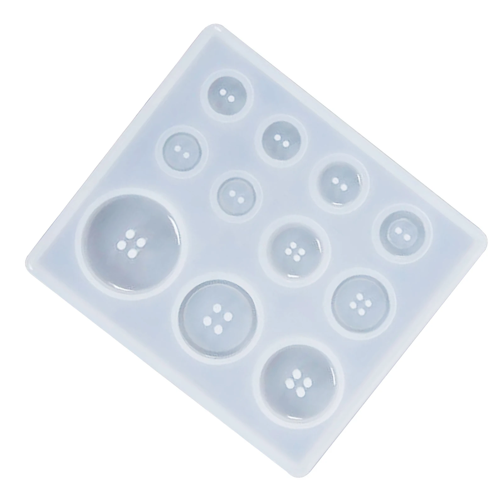 

DIY Silicone Mold Button Epoxy Resin Mould Jewelry Making Pendant Crafts Handmade Button Product Decorations