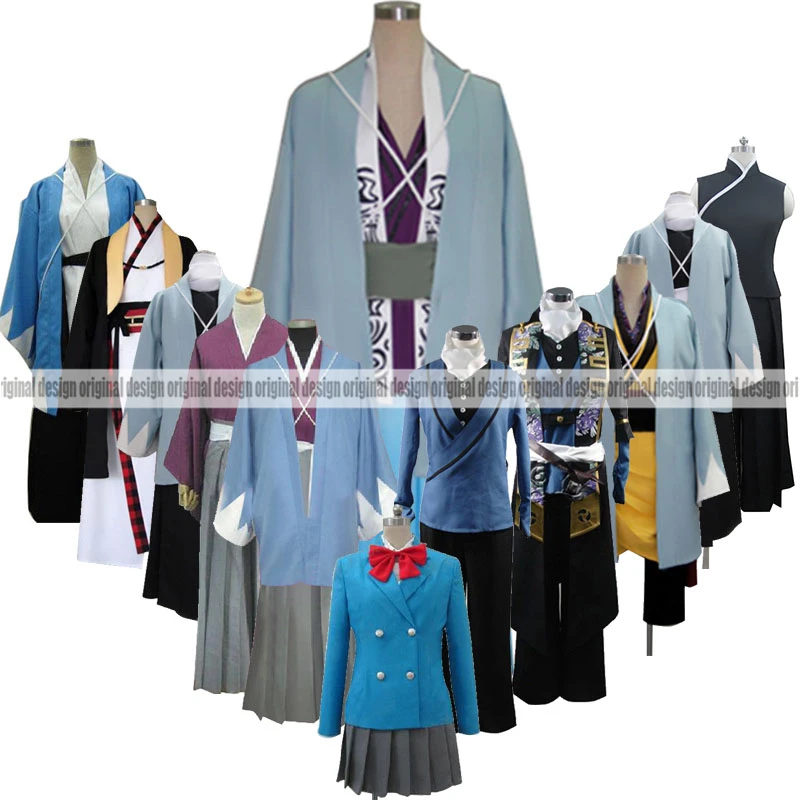 Костюм для косплея хакуки чизуру Юкимура Тошизо Хиджиката Содзи Окита хизуру