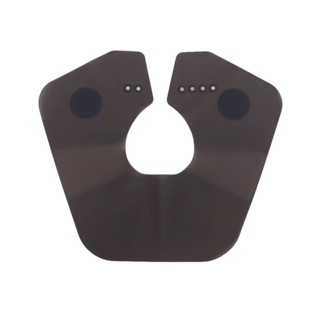 Новый окрашенный шейный ошейник для парикмахерской стрижки черный резиновый