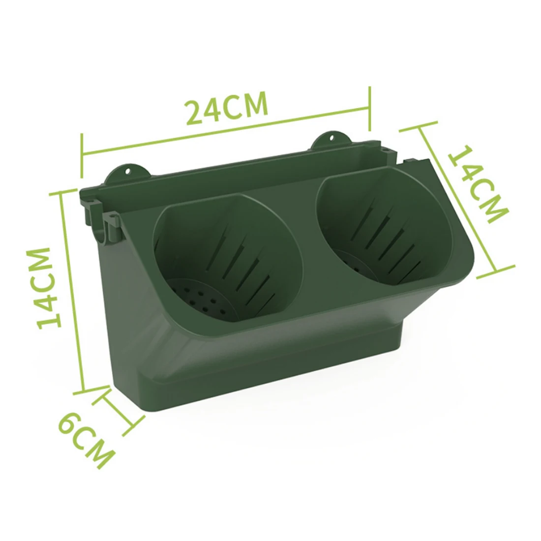 Новый вертикальный зеленый таз трехмерная комбинация настенный кашпо цветочный