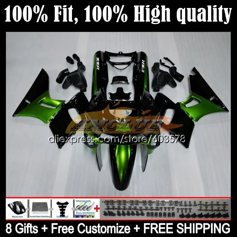 

Injection For KAWASAKI NINJA ZZR 400 2001 2002 2003 2005 2006 2007 64CL.0 ZZR400 ZZR-400 93 95 96 97 98 99 Fairing Green Black