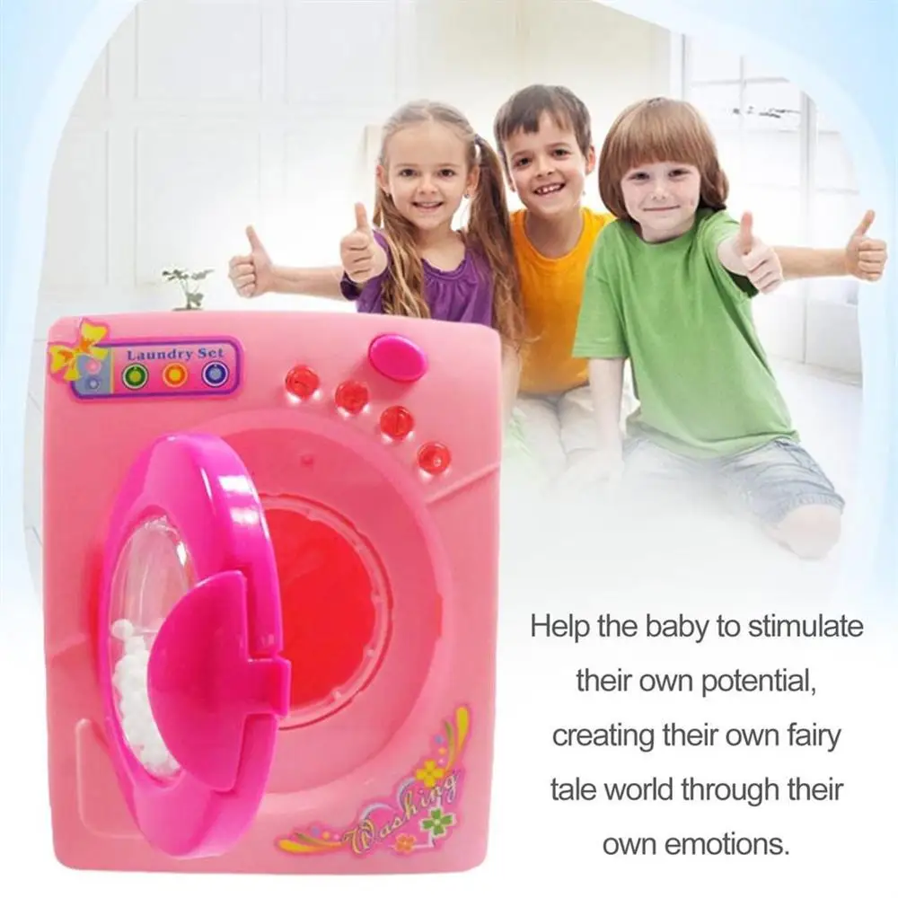 Бесплатная доставка Детская стиральная машина игрушка ролевые игры|Игрушечная