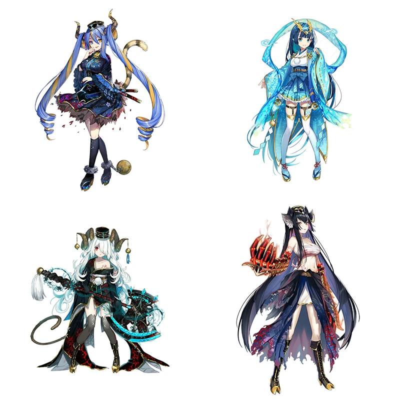 

Наклейки на стену с изображением милой девочки Three Ratels CYX10