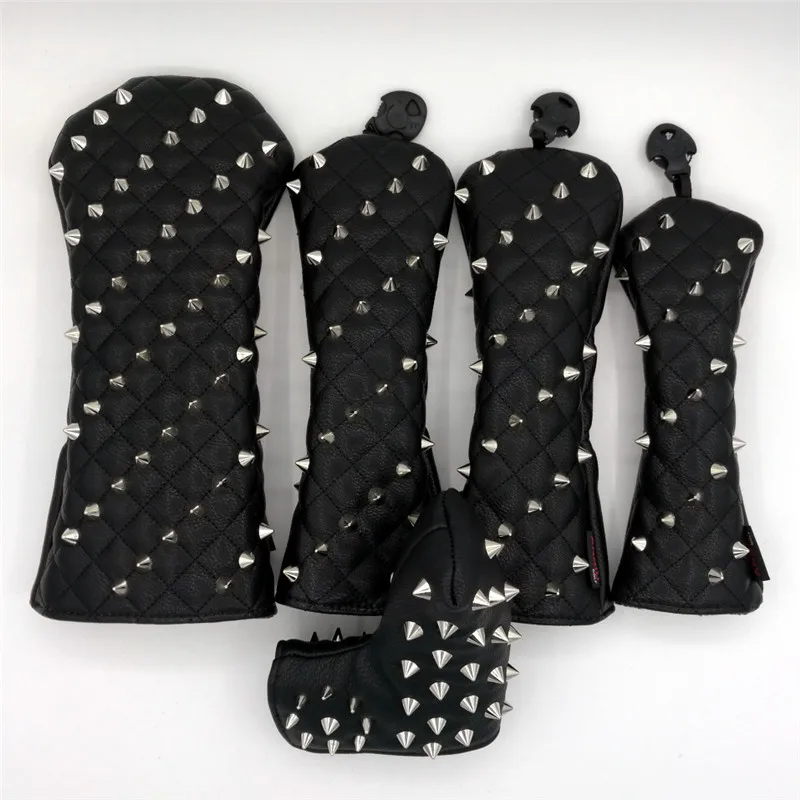 [Серебряные заклепки] Премиум Чехлы Для Гольфа Драйвер для игры в гольф Fairway