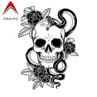 Забавная Автомобильная наклейка Aliauto с Веном, черепом, мотоциклом, ПВХ наклейка для Mercedes Honda Toyota Volkswagen Renault Opel Seat VW,12 см * 17 см