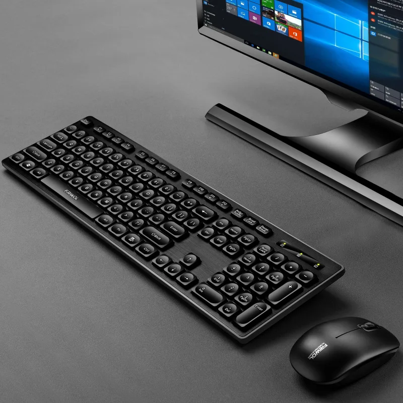 

Youlang Wt150 Wireless Keyboard and Mouse Set 2.4G Desktop Computer Laptop Office Mute Gaming Mouse