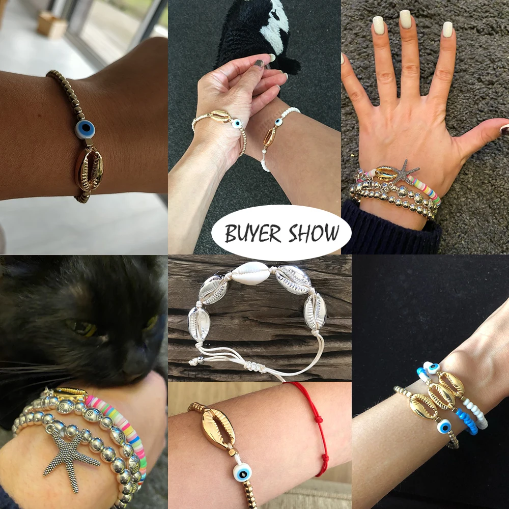 Золотой корпус браслет для женщин в богемном стиле дружба красочные браслеты с