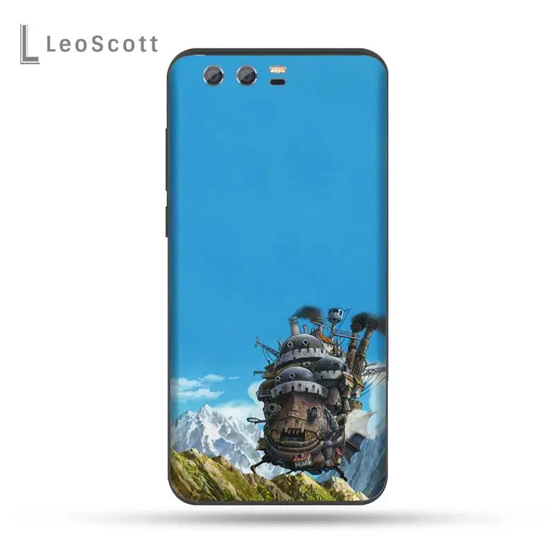 

Howls Moving Castle Phone Cases For Huawei Honor view 7a5.45inch 7c5.7inch 8x 8a 8c 9 9x 10 20 10i 20i lite pro