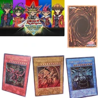yu gi oh gold plated card three magic god sky dragon wing dragon giant god soldier game collection card toy christmas gift