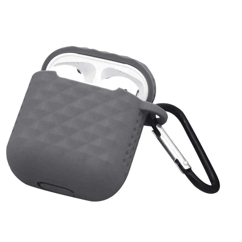 Universal Earphone Case For AirPods Shockproof Soft Silicone Anti-slip Protector Cover for Apple 1/2 | Электроника