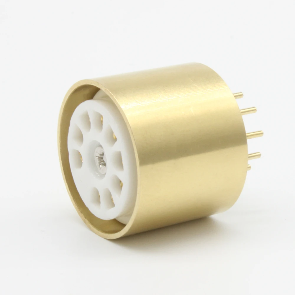 Золото 12AX7 ECC83 12AU7 6CG7 6BQ5 EL84 6BQ5 Позолоченные ламповая панель saver