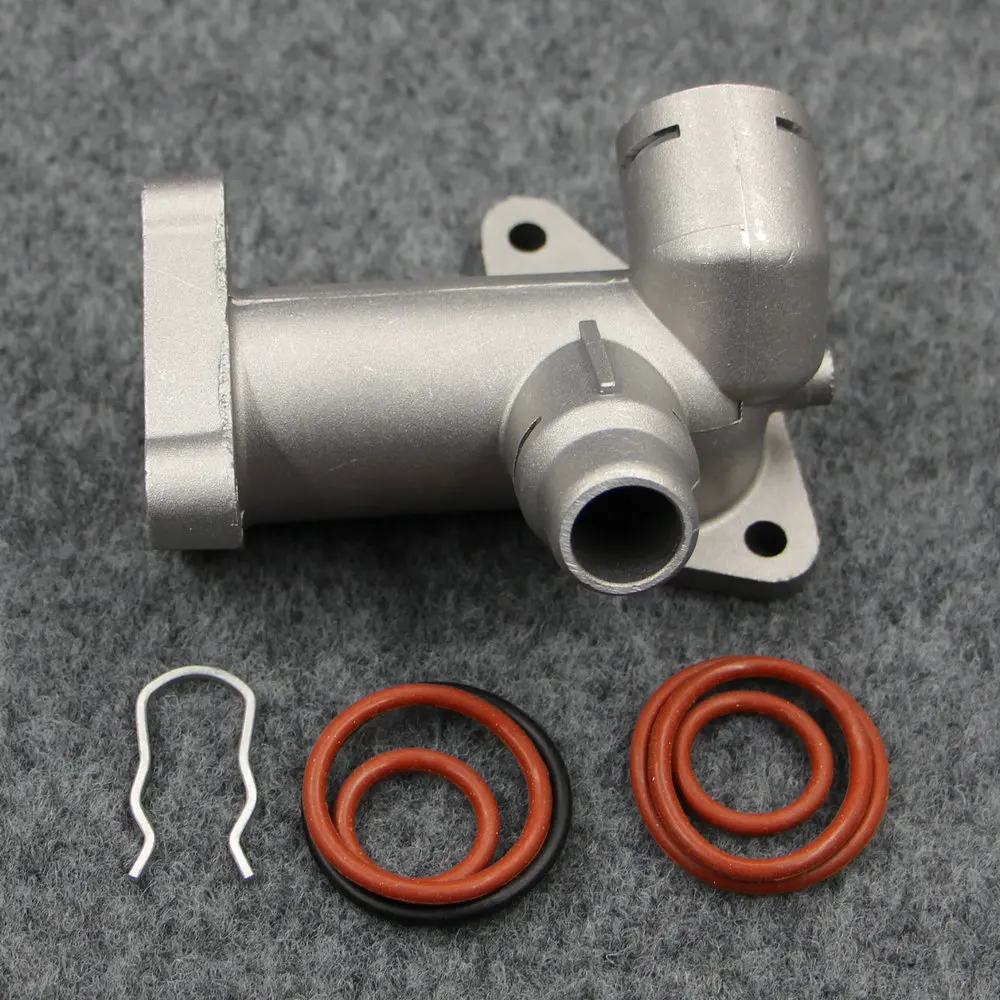 Подходит для соединителя водопроводной трубы Passat B5 1,8 1,8 T для тройника головки цилиндра двигателя и четырехходового соединения алюминия 058 121 133 058121133