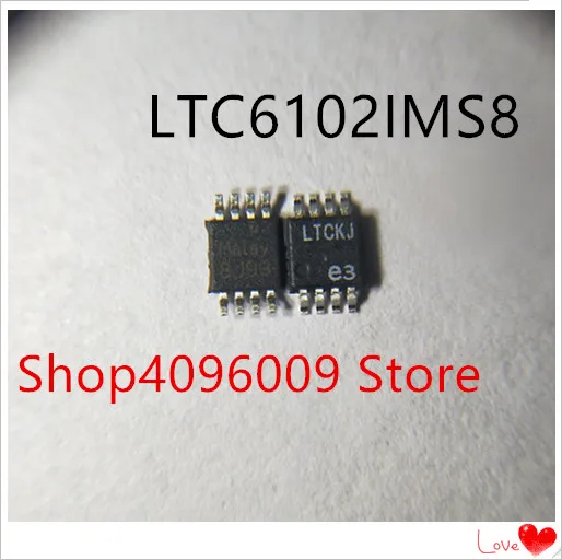 

NEW 10PCS/LOT LTC6102 LTC6102IMS8 LTCKJ MSOP-8