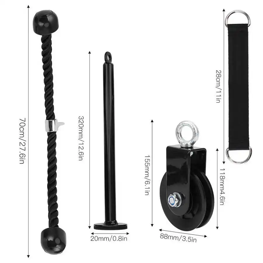 Тренировочное оборудование Triceps профессиональная искусственная веревка бытовой