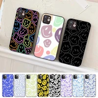 cute funny trippy smiley face phone case for iphone 11 12 13 mini pro xs max 8 7 6 6s plus x 5s se 2020 xr cover